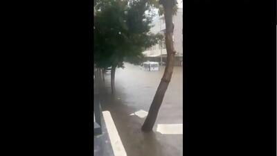  باران شدید در آلانیای ترکیه باعث جاری شدن سیل شد (فیلم)