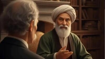 مناظره مجازی نیچه و مولانا با استفاده از هوش مصنوعی (فیلم)