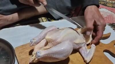  پخت عدس پلوی سنتی ایرانی با سالاد شیرازی در روستا (فیلم)