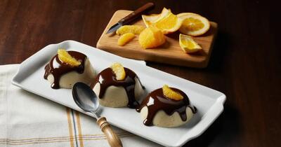 طرز تهیه پاناکوتا پرتقال و شکلات ؛ دسر شیک برای شب یلدا