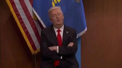  کمدین‌ها در SNL خواب‌آلودگی ترامپ را دستمایه طنز قرار دادند (فیلم)