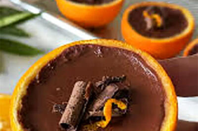 طرز تهیه دسر خوشمزه پاناکوتا پرتقال و شکلات