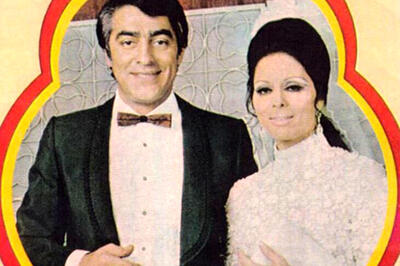  عکس عاشقانه فردین و همسرش در سالگرد ازدواج‌شان