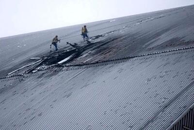 سپر محافظ چرنوبیل در حمله پهپادی سوراخ شد