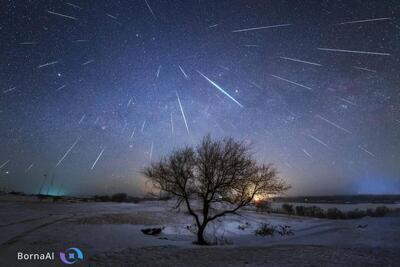  اوج بارش شهابی جوزایی؛ آسمان ایران در شبی پر از شهاب می‌درخشد