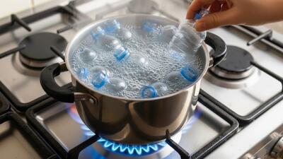  خلاقیت با بطری پلاستیکی: با جوشاندن بطری ها چه می سازید؟