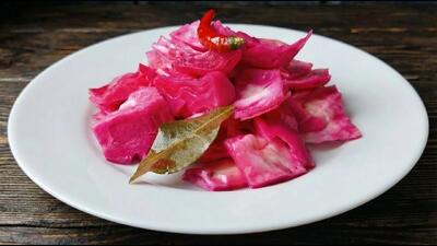  طرز تهیه ترشی کلم ترش و شیرین / چاشنی خوشمزه غذاها