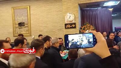  حضور پزشکیان در مراسم بزرگداشت خانواده سقاب اصفهانی+ فیلم