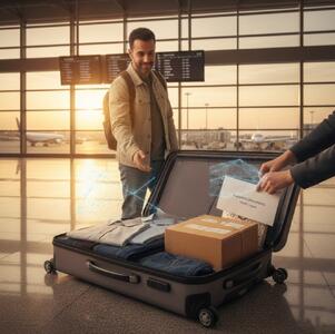 چمدون، راهی تازه برای ارسال بسته با کمک مسافران