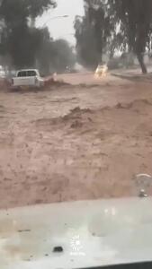 باران سیل‌آسا در اربیل عراق