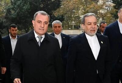  استقبال وزیر خارجه جمهوری آذربایجان از عراقچی