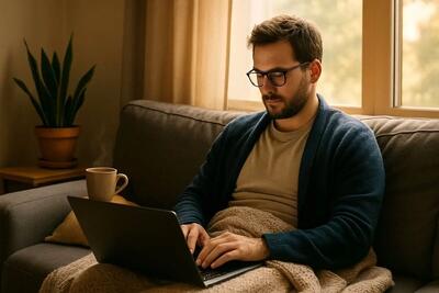  دورکاری، کلید آرامش یا عامل استرس؟