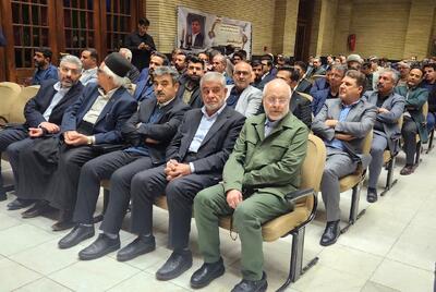  تصاویر: حضور قالیباف در مراسم گرامیداشت درگذشت فرزند نماینده مردم لردگان