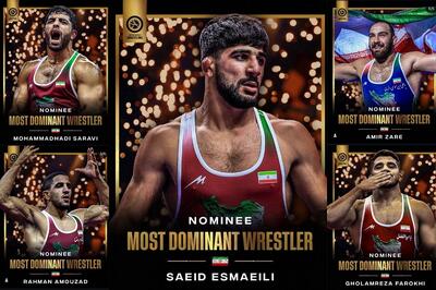 ۵ ایرانی در لیست نامزدهای برترین کشتی گیر جهان