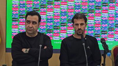 نشست خبری حدادی فر سرمربی ذوب آهن قبل از دیدار برابر تراکتور