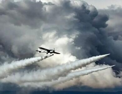 پرواز بارورسازی ابرها بر فراز حوضه دریاچه ارومیه