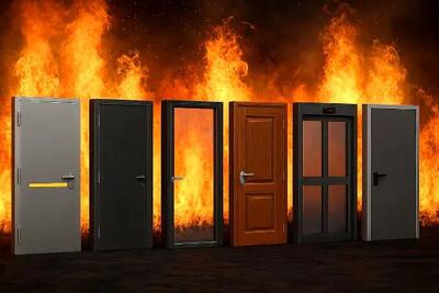 6 انواع درب ضد حریق برای ساختمانهای مختلف