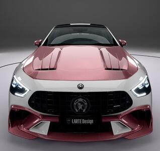 مرسدس AMG GT 53 صورتی | جواهری که همه نگاه‌ها را به خود خیره می‌کند