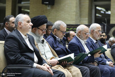 مراسم ختم همسر و دو فرزند اسماعیل سقاب اصفهانی