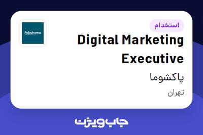  استخدام Digital Marketing Executive در پاکشوما
