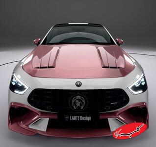  مرسدس AMG GT 53 صورتی | جواهری که همه نگاه‌ها را به خود خیره می‌کند - کلبه سرگرمی