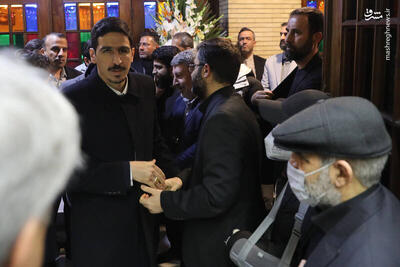  عکس/حضور شخصیتها در مراسم ختم همسر و فرزندان معاون رئیس جمهور