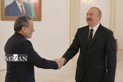 دیدار عراقچی با علی‌اف/ تاکید وزیر امور خارجه بر رایزنی‌های مستمر دیپلماتیک برای رفع سوءبرداشت‌ها و مدیریت مسائل فی‌مابین