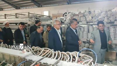 بازدید میدانی مسئولان قضایی استان گلستان از واحد‌های تولیدی رامیان/ ورود قضایی برای رفع موانع صدور اسناد ۳۵ واحد تولیدی