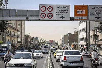 کاهش 37 درصدی ترافیک تهران با اجرای محدودیت‌های آلودگی هوا