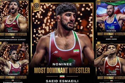 5 ایرانی در جمع برترین کشتی‌گیران سال 2025 قرار گرفتند