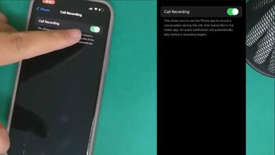  آموزش ضبط تماس در آیفون  + فیلم