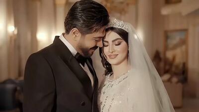  فیلم / قربون صدقه رفتن عاشقانه سهیل قاصدی برای مریم مومن در اولین دیدار در لباس عروس../ 8 سال منتظرت بودم ...