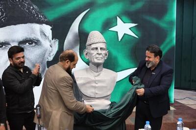  دیپلماسی فرهنگی، زمینه‌ساز تعمیق روابط ایران و پاکستان | نصب سردیس رهبر بزرگ استقلال پاکستان در مشهد