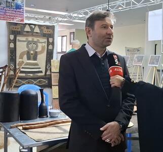  افتتاح اولین جشنواره ملی نمد در شهرکرد با حضور هنرمندان ۸ استان + فیلم