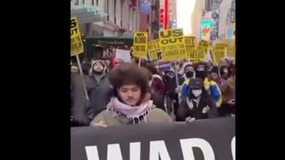  هزاران نفر در شهر نیویورک در حمایت از ونزوئلا تجمع کردند