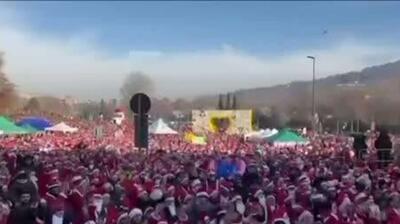  بیش از 40 هزار بابانوئل در بیمارستان کودکان تورین گرد هم آمدند