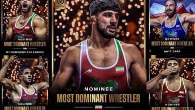  پنج کشتی‌گیر ایرانی در جمع نامزدهای برترین کشتی‌گیران سال جهان