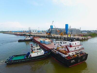  ۱۷ درصد غلات وارداتی از طریق بندر انزلی وارد کشور شده است