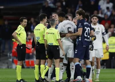 انفجار خشم رئال مادرید: سه اخراجی در نیمه دوم