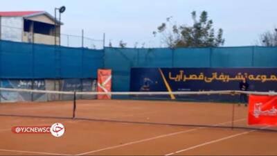  برگزاری مسابقات تنیس ۵۰۰ امتیازی بانوان مازندران در بابل + فیلم