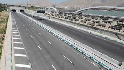  باند شمالی تونل شهدای غزه امشب مسدود است