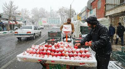 برف پاییزی چهره ۱۰ استان را سفیدپوش کرد
