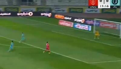 موقعیت طلایی احمدزاده؛ چطور این توپ گل نشد!