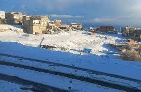 بارش برف پاییزی در روستای لیقوان آذربایجان شرقی