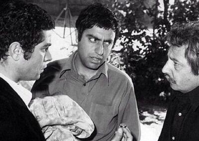  گیتی پاشایی در کنار مسعود کیمیایی و پسرشان پولاد؛ دهه ۶۰