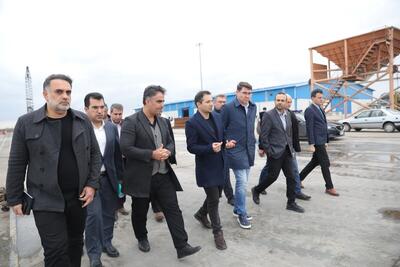  بازدید هیئت اقتصادی روسیه از منطقه آزاد انزلی و بندر کاسپین