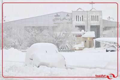  بارش برف در مرز تمرچینِ پیرانشهر، آذربایجان‌غربی