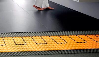  گرمایش از کف کاملا مدرن و جذاب با استفاده از شانه تخم‌مرغ - چیدانه