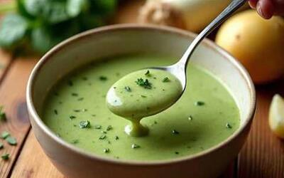  طرز تهیه سوپ اسفناج کشدار و لعابدار مناسب شب های پاییز