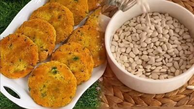  طرز تهیه کوکوی لوبیا سفید/خوشمزه و راحت
